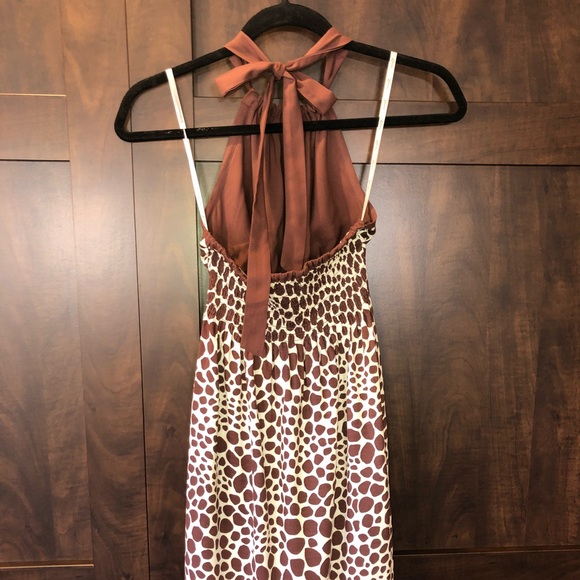 Animal print halter sundress - Picture 3 of 5